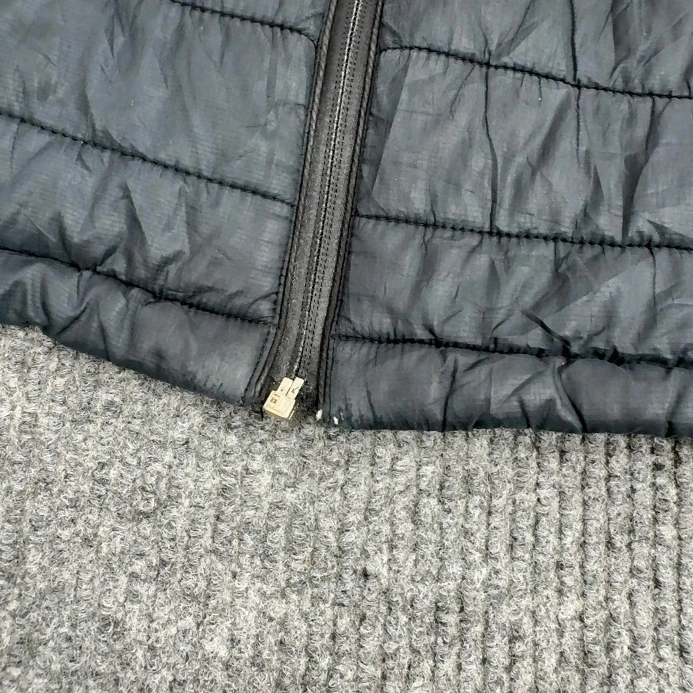 Banana‎ Republic Puffer Vest Mens L Black Polyester Quilted Camo Lined Gorpcore